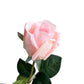 Set of 6 Realistic Stemmed Artificial Roses with Lifelike Touch