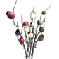 Set of 2 Long-Stemmed Poppy Pipes with Fruit-Shaped Bowls