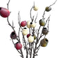 Set of 2 Long-Stemmed Poppy Pipes with Fruit-Shaped Bowls