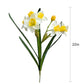 Flexible Artificial Daffodil Stem, 22 Inches
