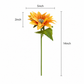 Real Touch PU Sunflower Bundle – 3 Stems