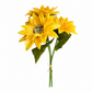 Real Touch PU Sunflower Bundle – 3 Stems
