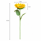 Real Touch PU Sunflower Stems – Set of 2