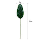 Elegant Trio of Artificial Bird of Paradise Leaves - 26" High