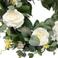 Artificial Rose & Eucalyptus Wreath