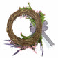 Artificial Lavender & Daisy Wreath