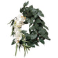 Artificial Orchids & Banyan Leaf Wreath