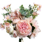 Faux Dahlia Flower Arrangement