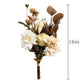 Autumn Artificial Dahlia and Chrysanthemum Rose Bouquet Arrangement