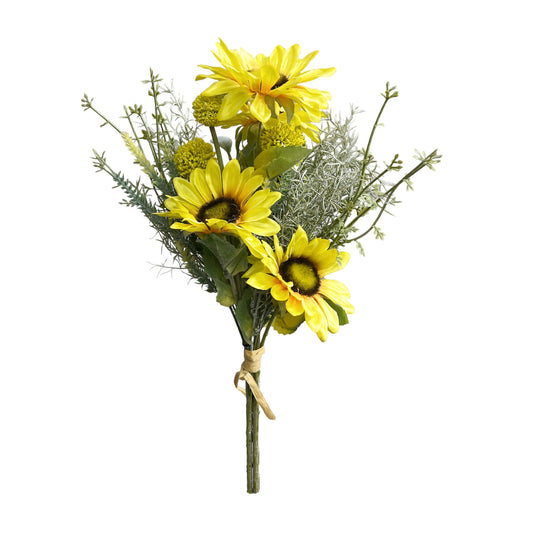 Artificial Sunflower and Lavender Bouquet Arrangement