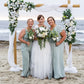 Artificial Rose Eucalyptus Floral Arrangement