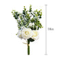 Artificial Rose Eucalyptus Floral Arrangement