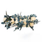 Navy Teal and Blueberry Artificial Wedding Arch Floral (Set of 3)