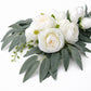 Wedding Sign Corner Flowers Set of 2 – White Floral Wedding Decor