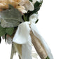 Luxurious Cascading Artificial Wedding Bouquet in Ivory Tones
