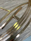 Classic Round Iron Wedding Arch - Elegant Gold Finish