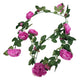 Flexible Artificial Peony Vine for Wall Decor, 70 inches