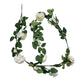 Flexible Artificial Peony Vine for Wall Decor, 70 inches
