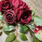 Artificial Red Rose Wedding Arch Decor (Set of 2)