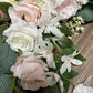 Artificial Rose Wedding Arch Decor Set - Lifelike Elegance for a Romantic Atmosphere