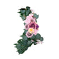 Artificial Rose Plum Purple Wedding Arch Decor (Set of 2)