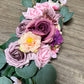 Artificial Rose Plum Purple Wedding Arch Decor (Set of 2)