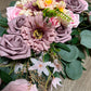 Artificial Rose Plum Purple Wedding Arch Decor (Set of 2)