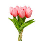 Artificial Tulip Flowers with Real Touch Feel - Pack of 10 Stems