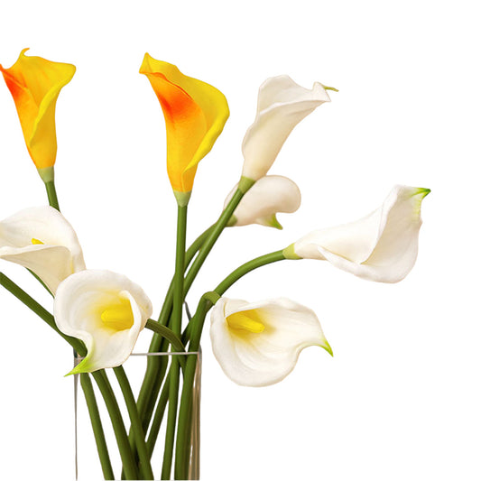 26 inch Tall Artificial Calla lily Flower Stems (Set of 3)