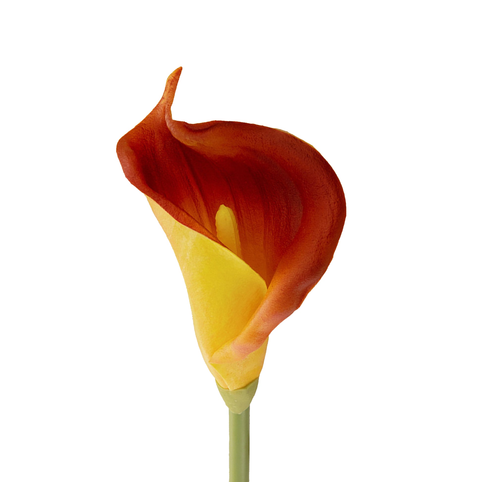 Bunch of 10 Realistic Artificial Calla Lily Flower Stems in