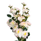 Set of 3 Artificial Iceberg Rose Flower Stems 30 inches Tall