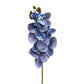 Set of 2 Artificial Orchid Flower Stems in Multiple Colors