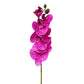 Set of 2 Artificial Orchid Flower Stems in Multiple Colors