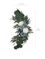 Wedding Arch Decor - Artificial White and Blue Rose Flowers