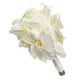 White Calla Lily and Orchid Artificial Bridal Wedding Bouquet