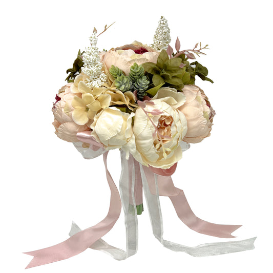 Artificial Peony Wedding Bouquet for Brides and Bridesmaids